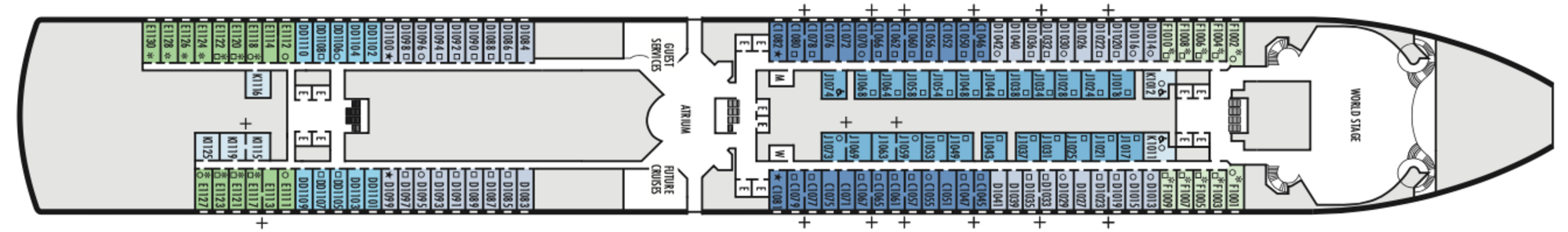 Deck 1 - Main plan